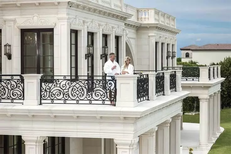 custom wrought iron balcony